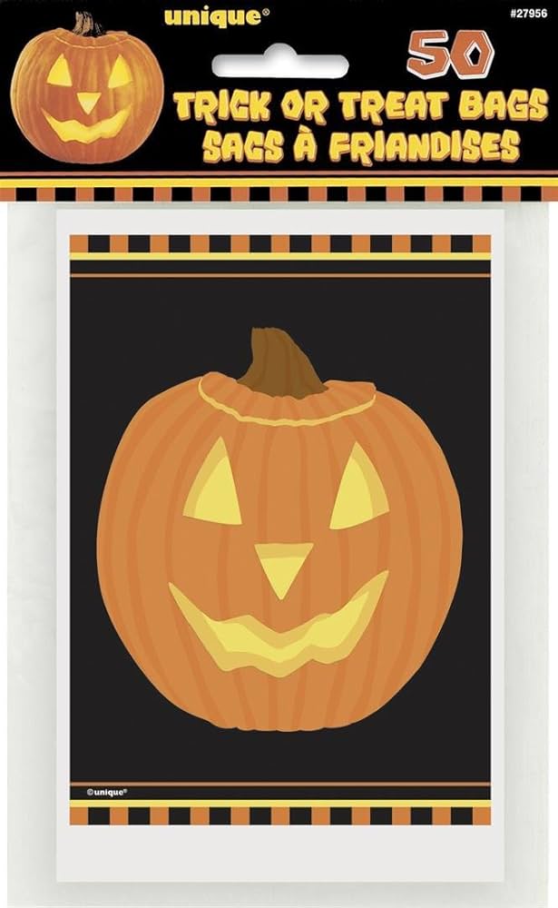 Tüte Pumpkin Glow Bag 50St. 9x13cm