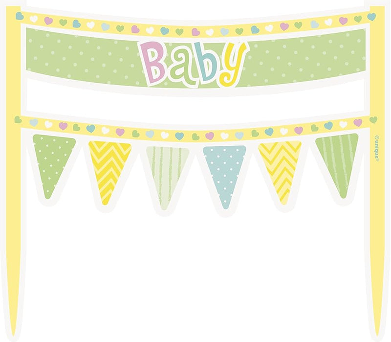 Tortendeko Banner Baby Polka Dots