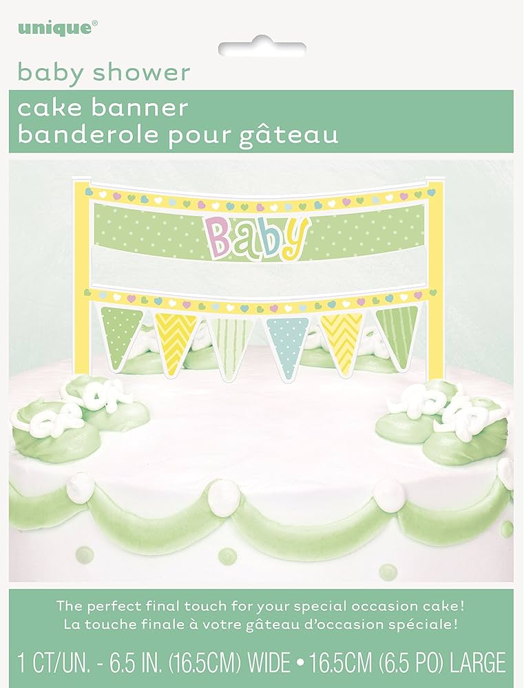 Tortendeko Banner Baby Polka Dots