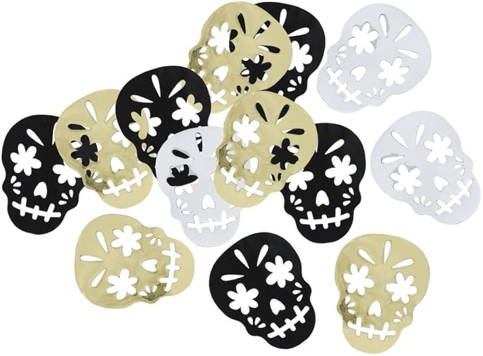 Konfetti Metall 14g Skull Day of the Dead