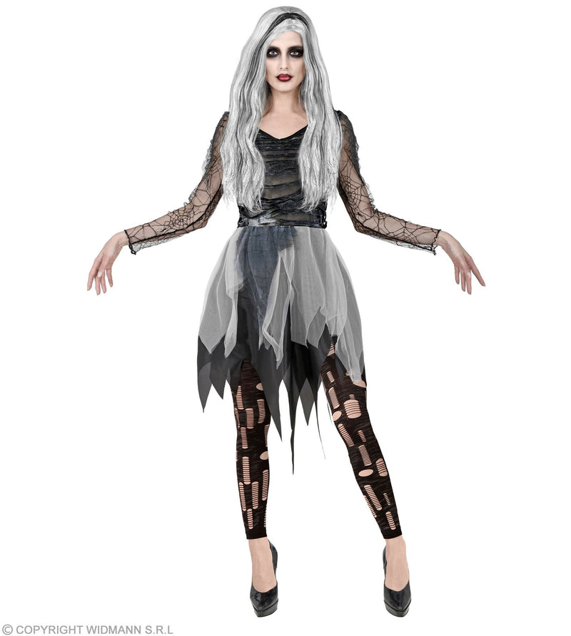 Zerfetzte Zombie Leggings für Damen | Schwarz