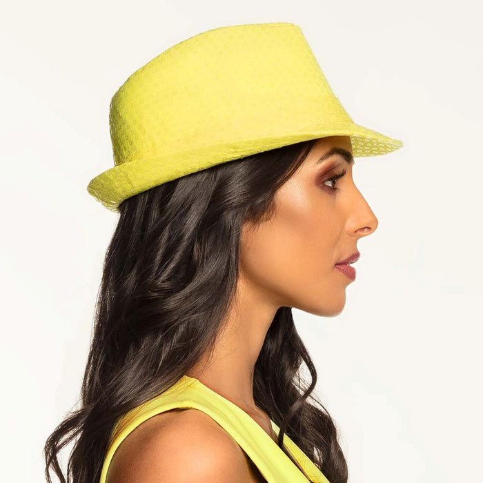 Hut Popstar "Pailletten" Neon | Verschiedene Farben