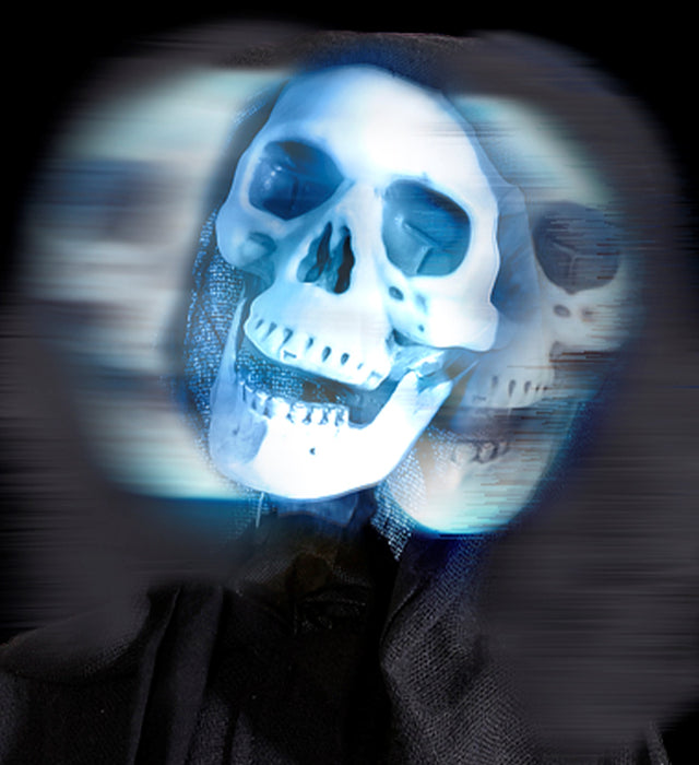 Hänge-Figur Sensenmann 160 cm mit Licht, Sound & Bewegung | Ein Gruselige Halloween-Deko