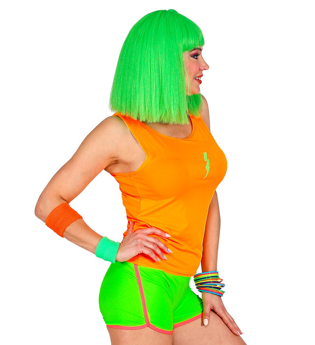 Hot Pants | Neon Grün - 80er Jahre Disco Kostüm