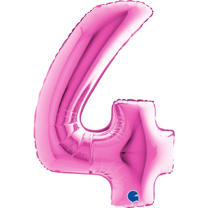 Riesenzahl Folienballon 40"/102cm | Pink #4