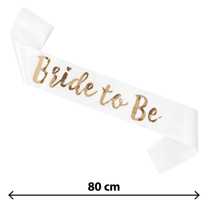 Schärpe "Bride to be" für Junggesellenabschied | Rosa