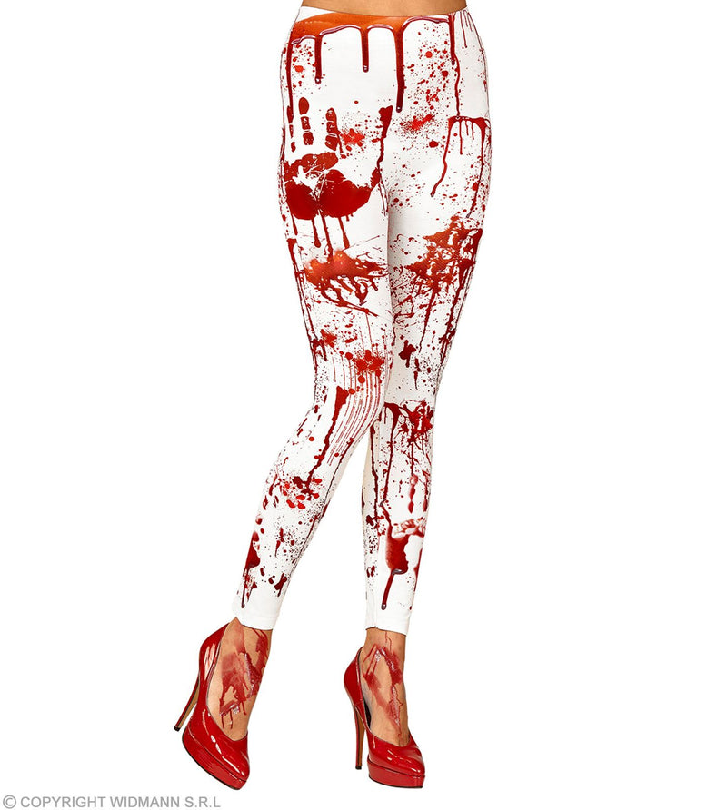 Blutige Leggings für Damen | Zubehör Horror Kostüm