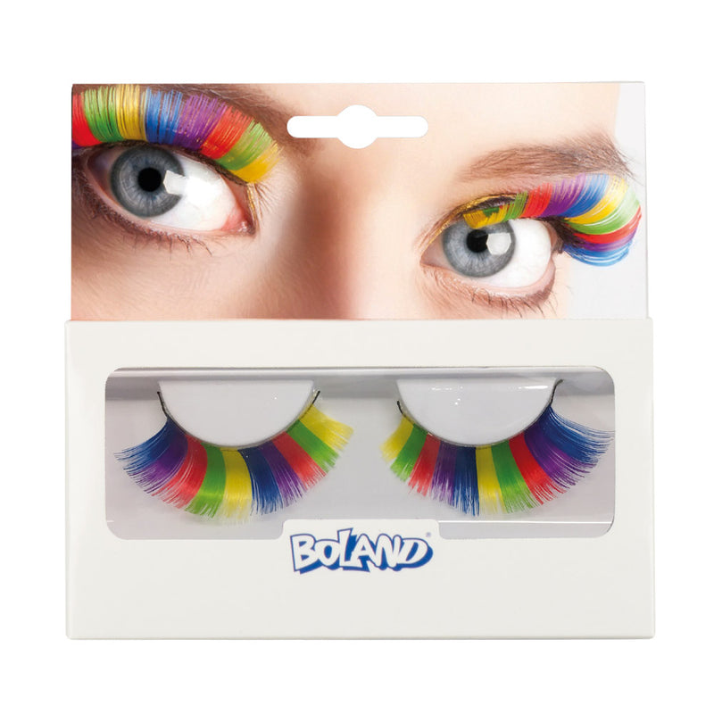 Wimpern XL Regenbogenfarben