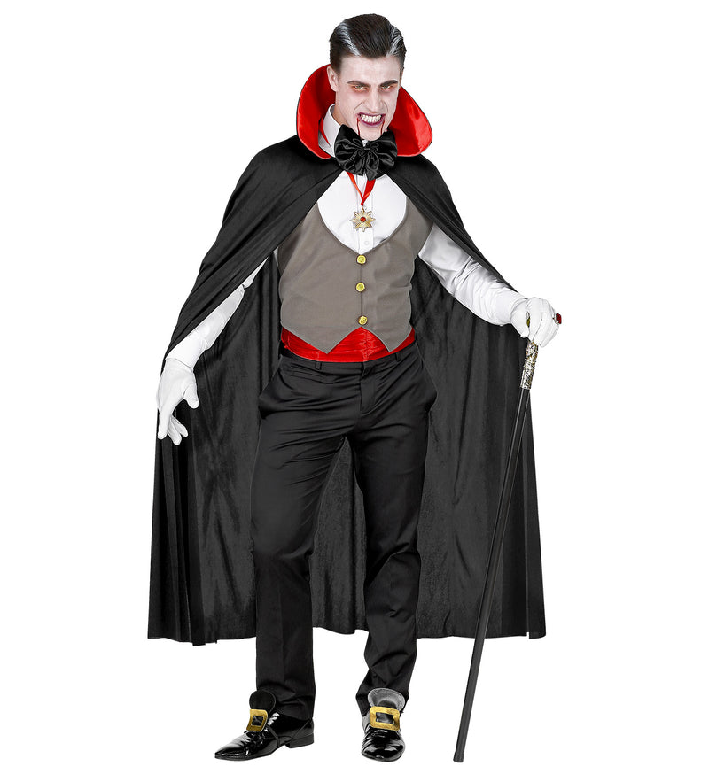 Vampir Kostüm "Dracula" für Herren | Schwarz Rot