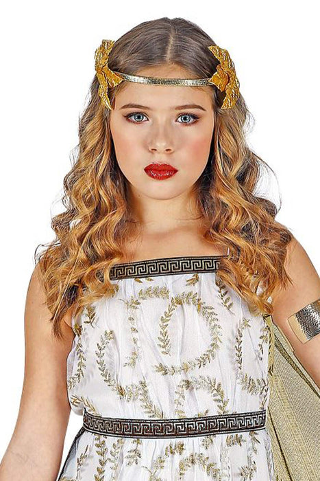 "Griechische Göttin" Kostüm für Mädchen 3-tlg. | Weiß