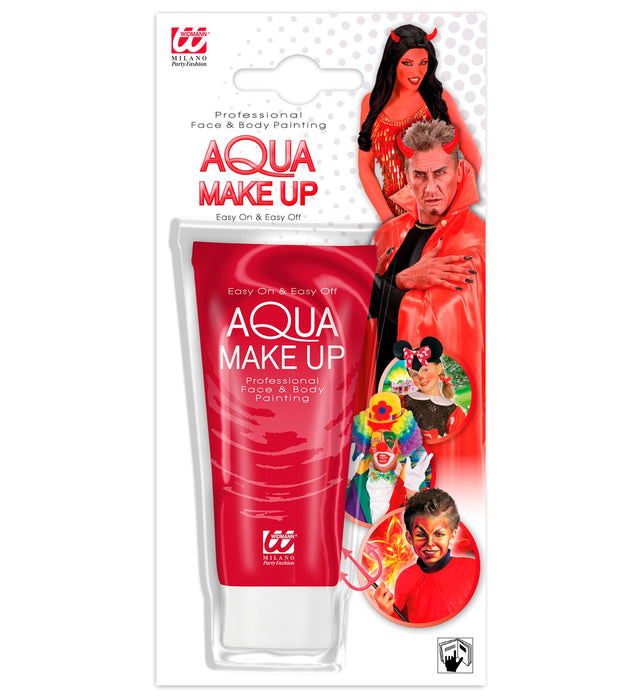 Aqua Make-Up - Tube 30 ml | Rot