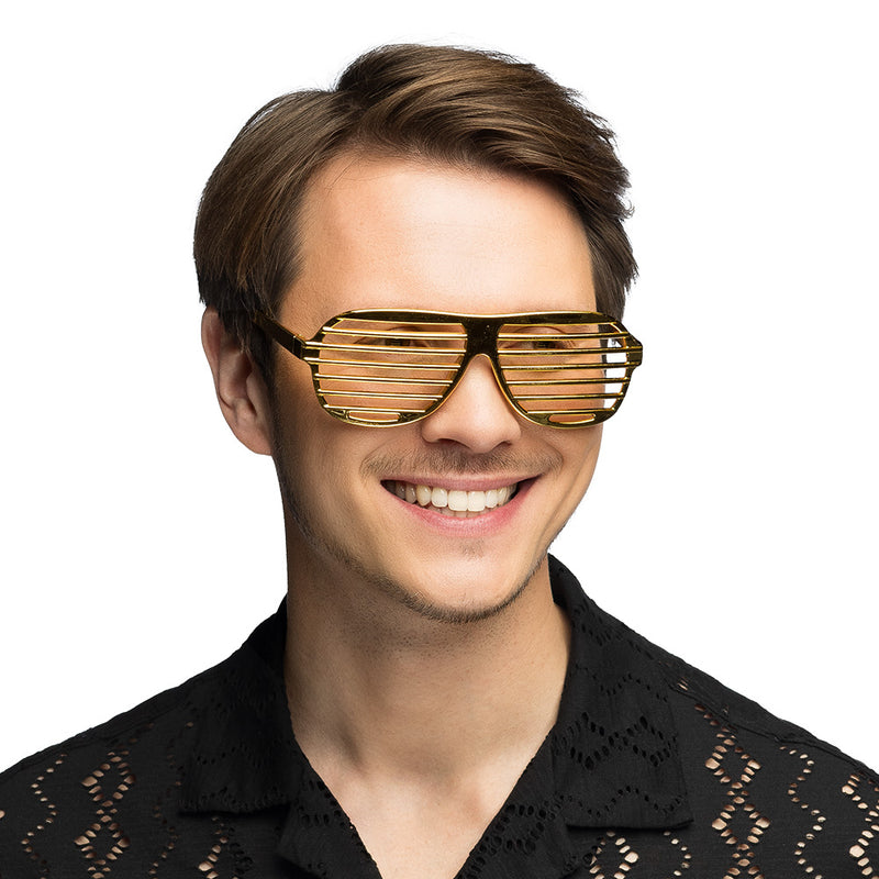 Retro Party Brille "Omnia" | Metallic