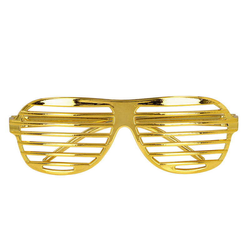 Retro Party Brille "Omnia" | Metallic