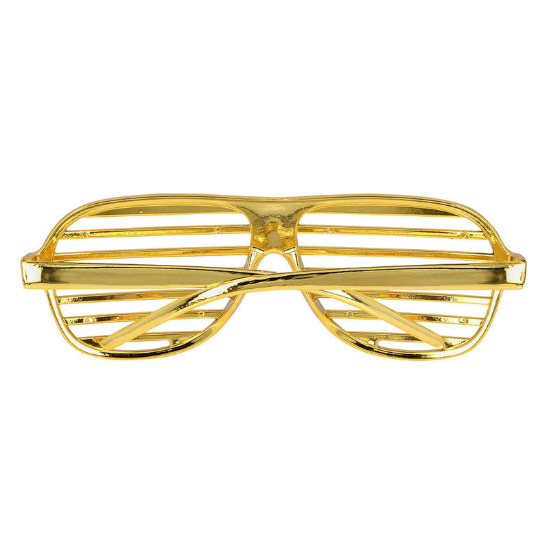 Retro Party Brille "Omnia" | Metallic