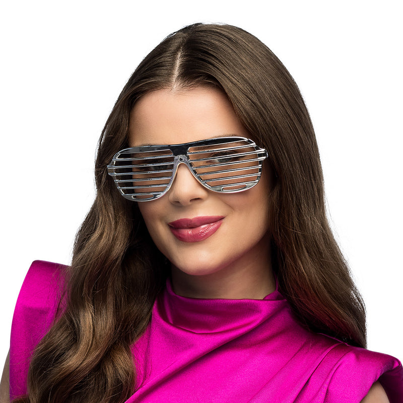 Retro Party Brille "Omnia" | Metallic