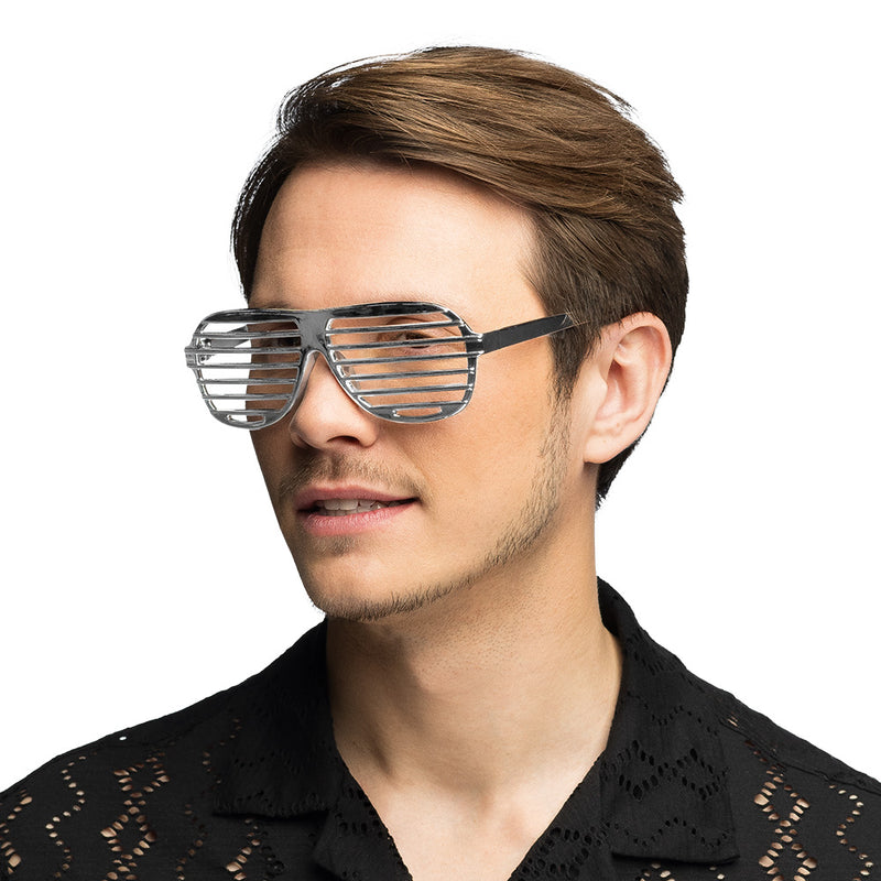 Retro Party Brille "Omnia" | Metallic