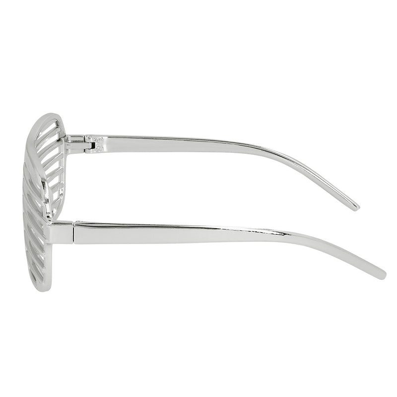 Retro Party Brille "Omnia" | Metallic