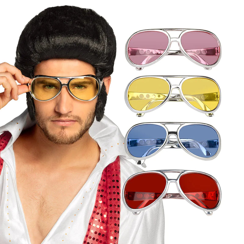 Brille "Rock´n Roll Reno" | Partybrille - Rosa