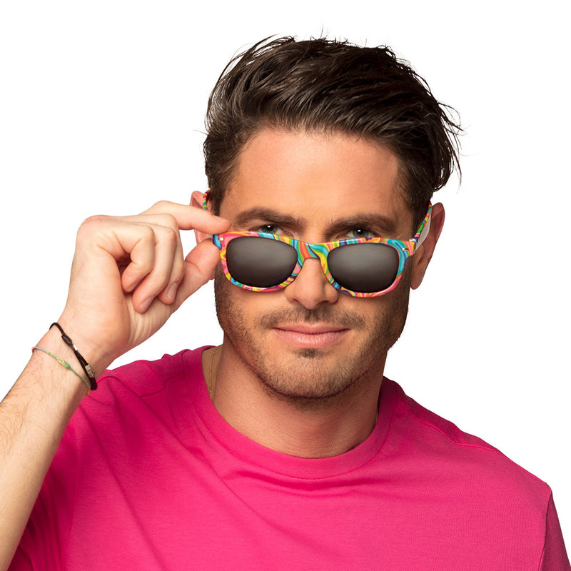 Partybrille "Fantasy" | Regenbogen Farben