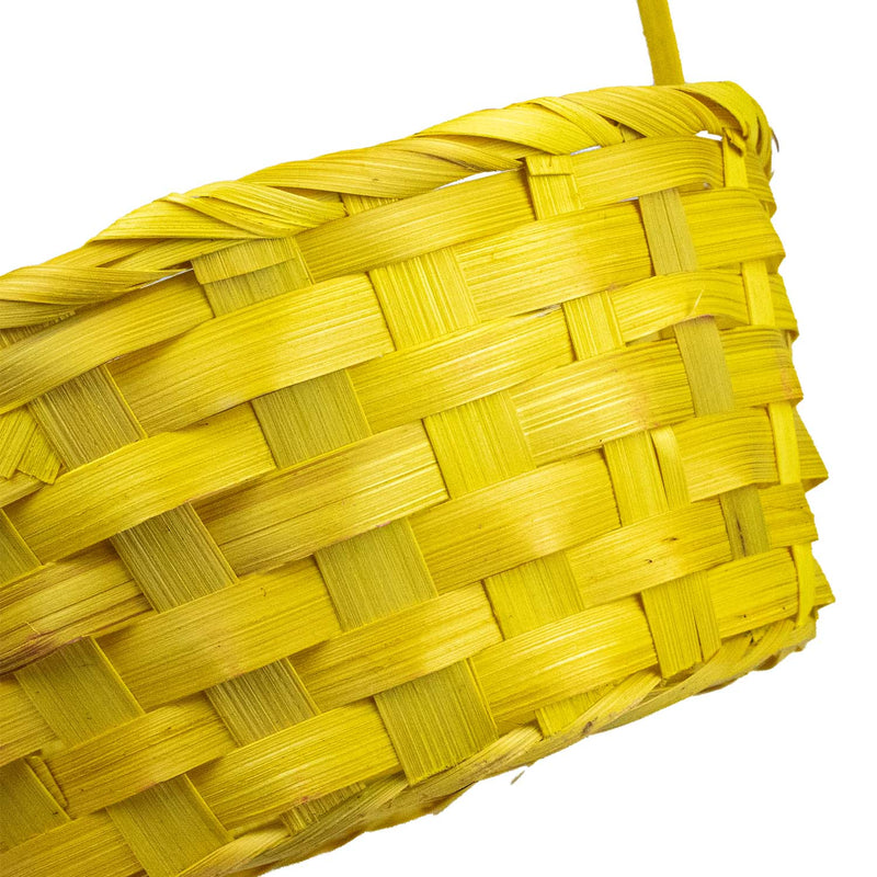 Flechtkorb mit Henkel | 17x6cm farblich sortiert