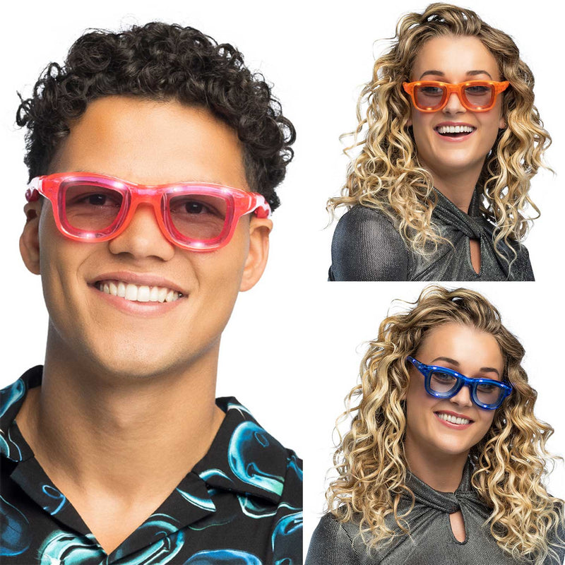 LED Partybrille "Blink" | 3 Leuchtmodi