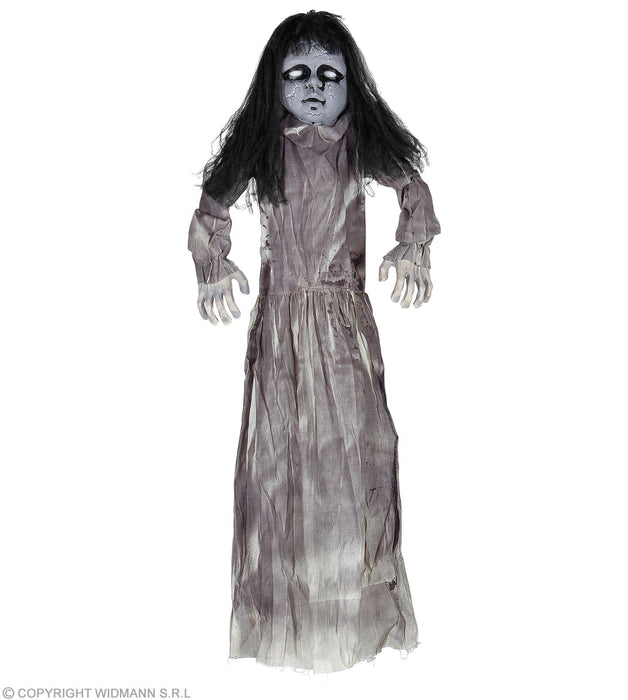 "Killerpuppe" Licht & Sound 122 cm | Halloween Dekoration
