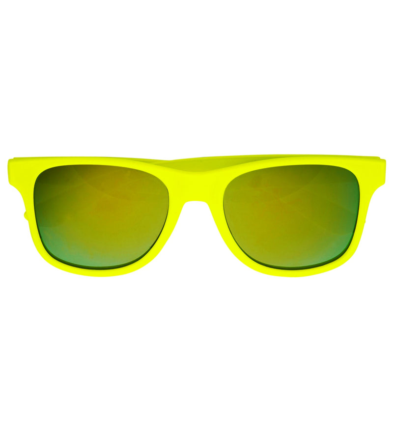 80er Jahre Brille - Neon Gelb | Revo Gläser