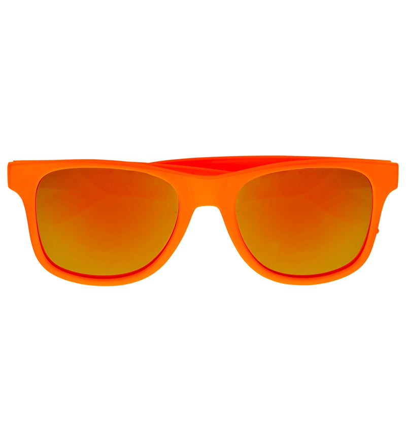 80er Jahre Brille - Neon Orange | Revo Gläser