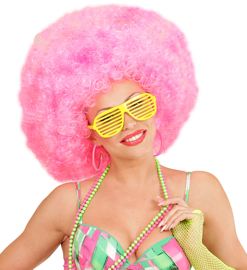 Ohrringe "Discoparty" | Neon Pink - Schmuck 80er Jahre Kostüm