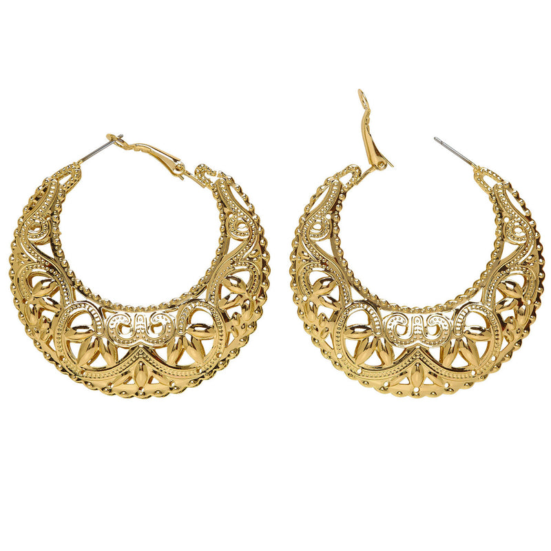 Römerin Ohrringe "Gipsy" | Gold - Schmuck Römer Kostüm