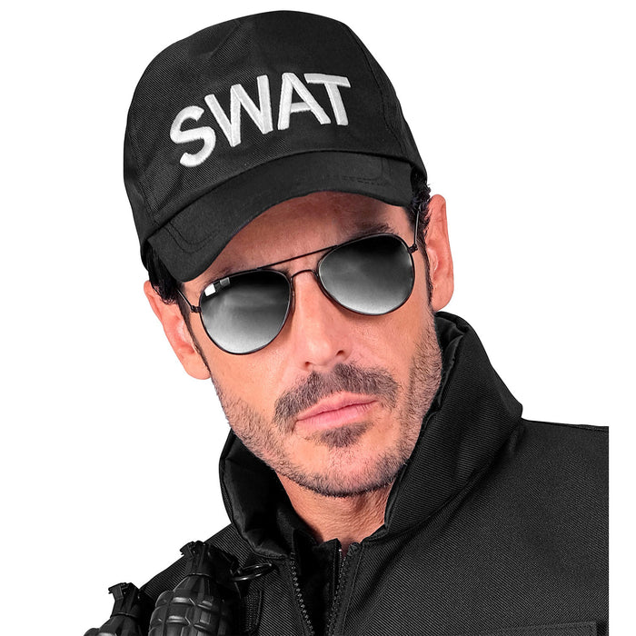 S.W.A.T. Mütze für Erwachsene | Schwarz - Cap