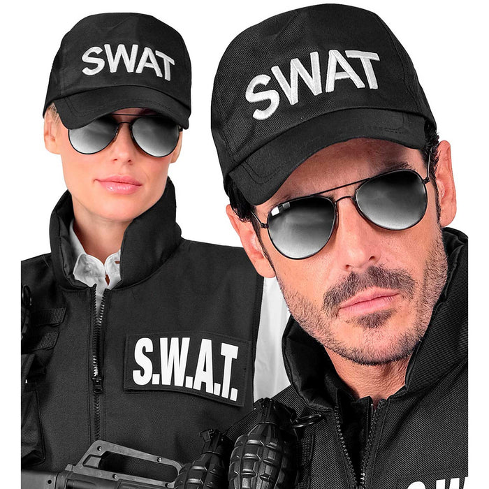 S.W.A.T. Mütze für Erwachsene | Schwarz - Cap