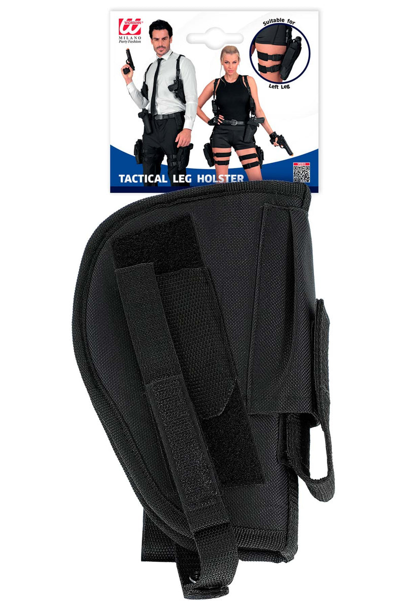 Taktisches Holster für das linke Bein | Schwarz - Zubehör Pistole