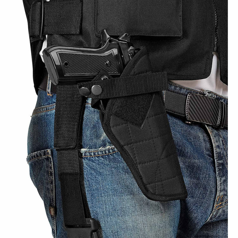 Taktisches Holster | Schwarz - Zubehör Pistole FBI Polizei Spionage