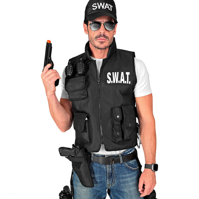 Taktisches Holster | Schwarz - Zubehör Pistole FBI Polizei Spionage