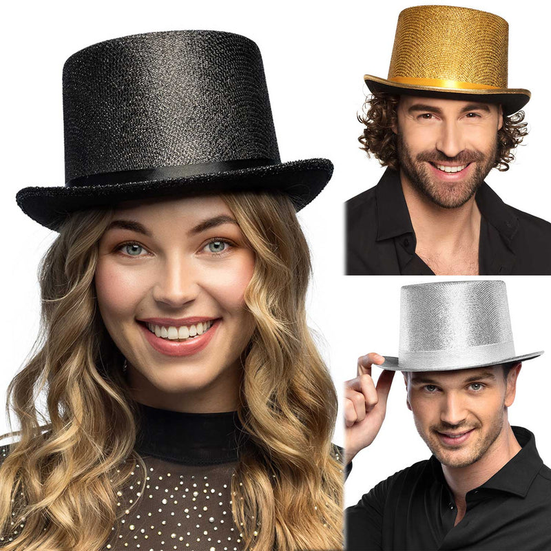 Zylinder Hut "Glitz" | Partyhut