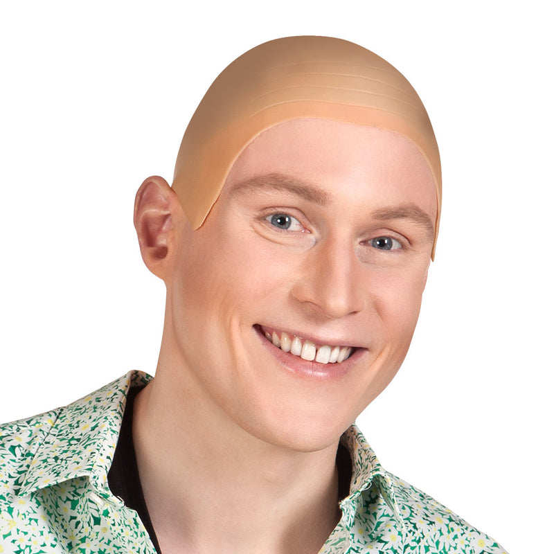 Perücke "Glatze" Latex | Kopfbedeckung zum Kostüm