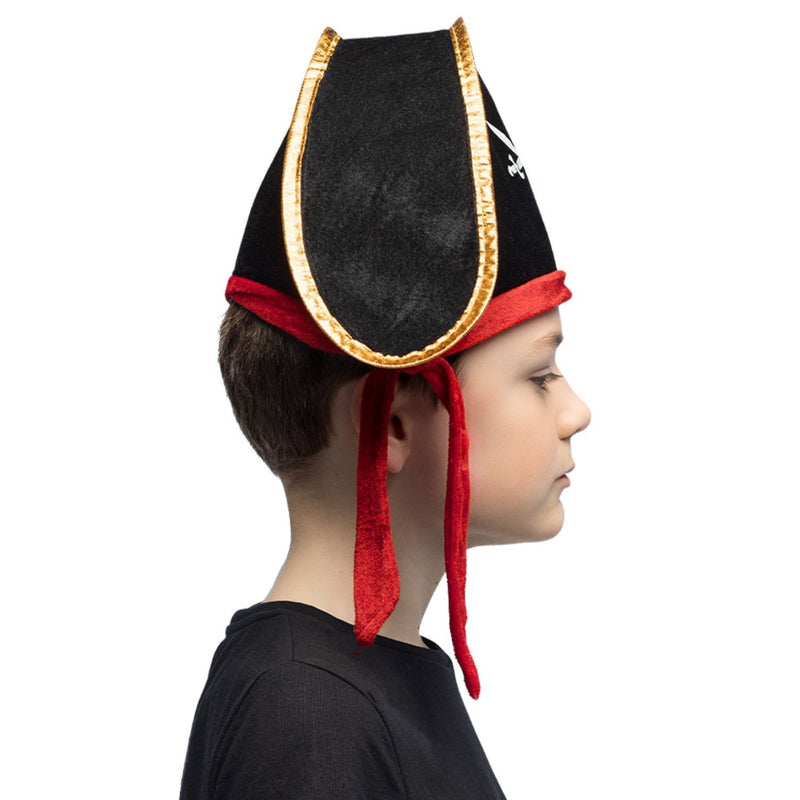 Hut Pirat Blake für Kinder | Schwarz
