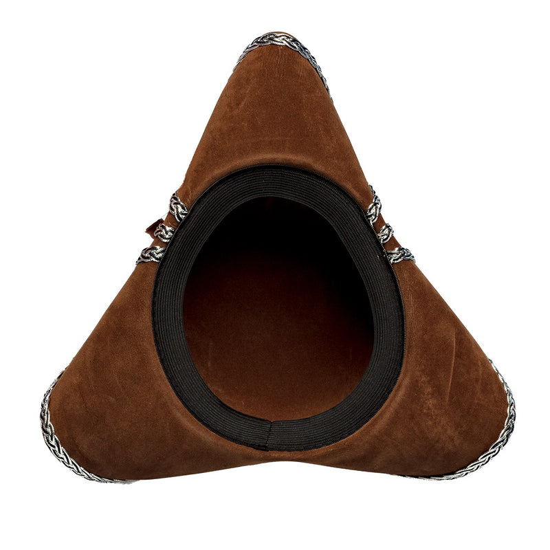Piraten Hut Dreispitz "Alistair"  | Braun
