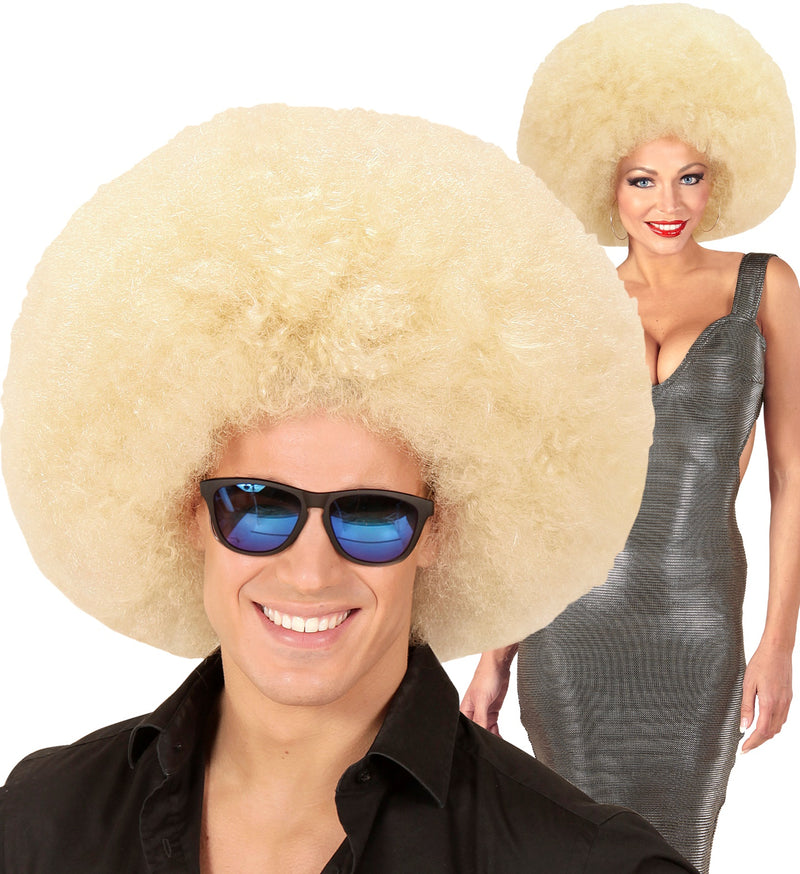 Riesen Afro Perücke für Erwachsene | Blond