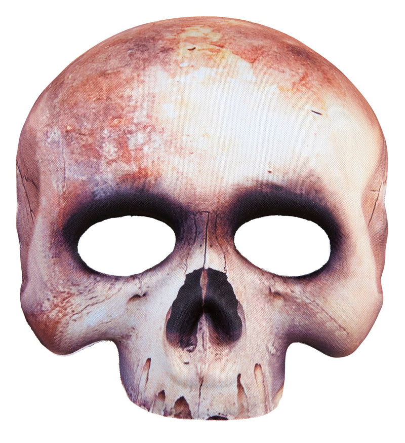 Halloween Maske "Skelett" | Halbmaske aus Stoff