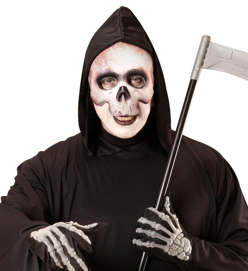 Halloween Maske "Skelett" | Halbmaske aus Stoff