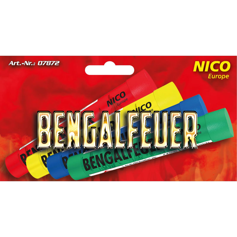 Bengalfeuer - 4 Stk. | Bunt