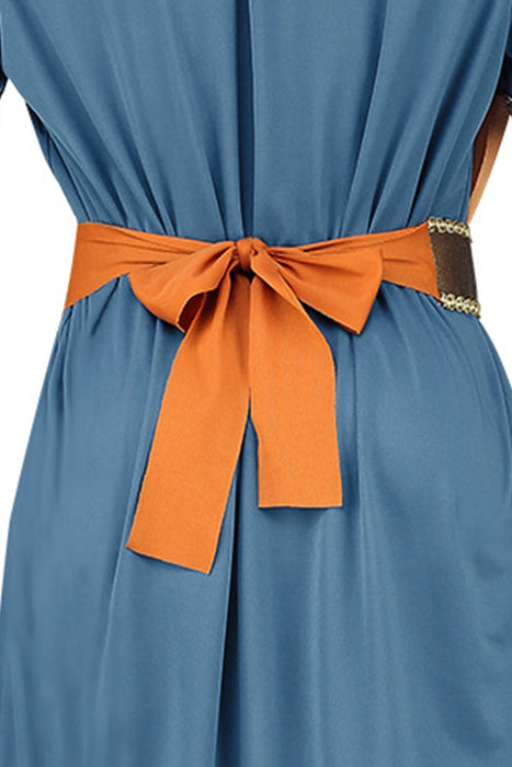 "Römischer Imperator" Kostüm für Herren 3-tlg. | Blau