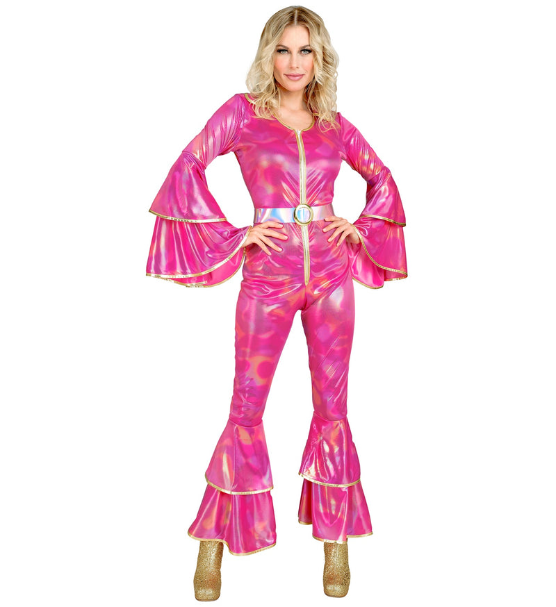 70er Jahre Anzug "Dancing Queen" für Damen | Pink