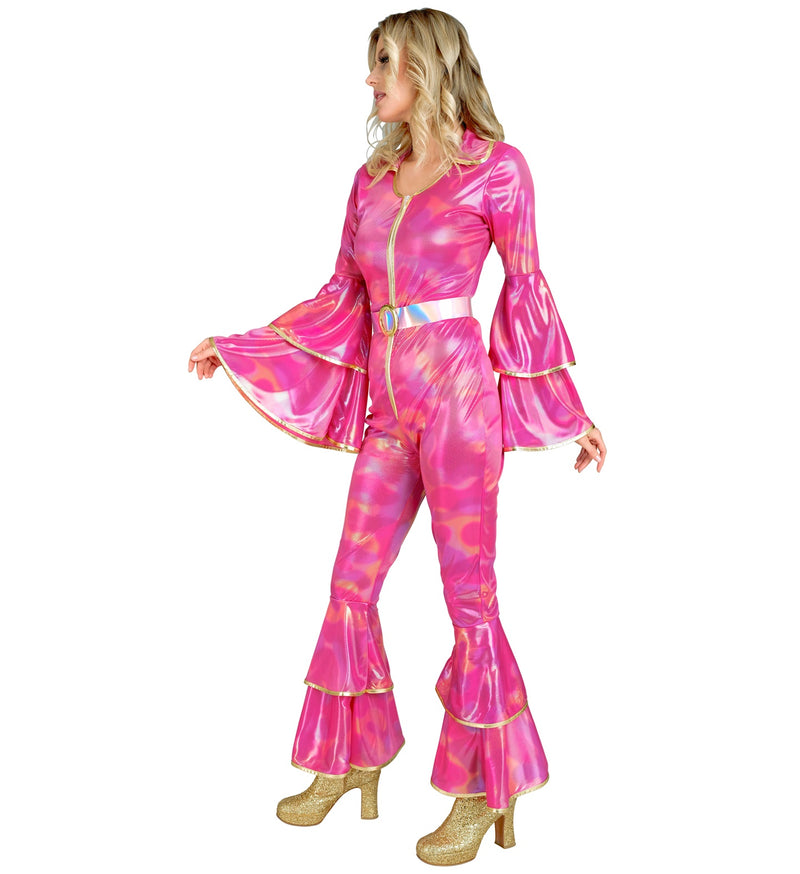 70er Jahre Anzug "Dancing Queen" für Damen | Pink