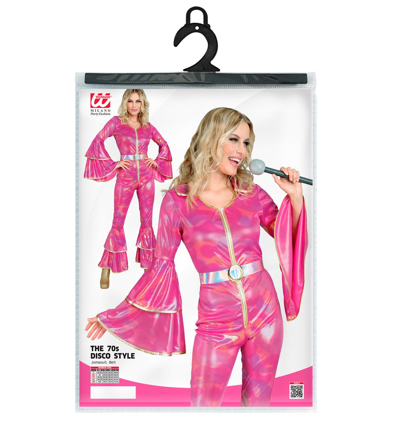 70er Jahre Anzug "Dancing Queen" für Damen | Pink