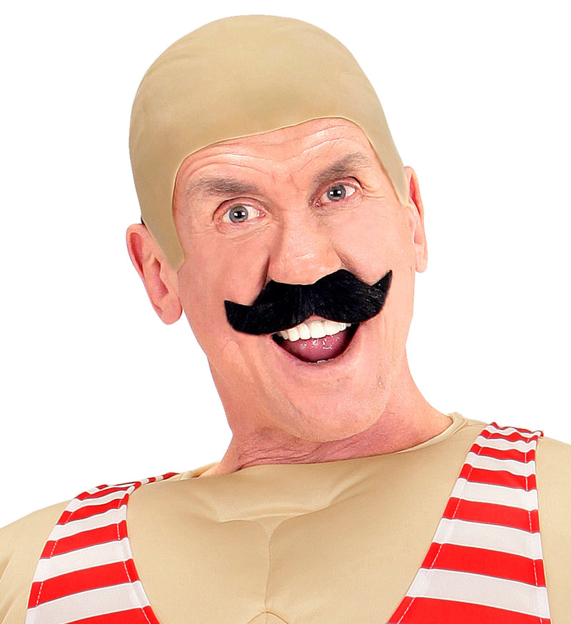 Schnurrbart Diplomat selbstklebend | Schwarz