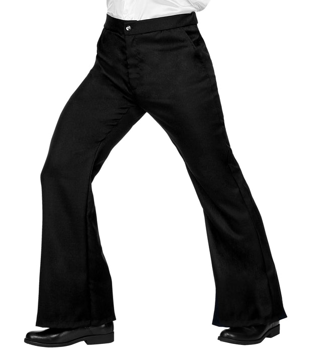 70er Jahre Kostüm Schlaghose für Herren | Schwarz