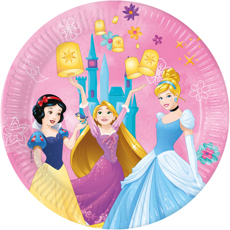 Pappteller Disney Prinzessin 23 cm ø  | 8 Stück FSC